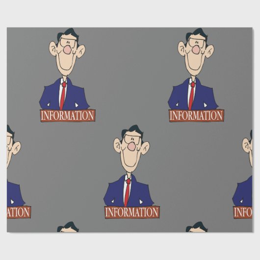 Informationsbeauftragte Geschenkpapier (Flach)