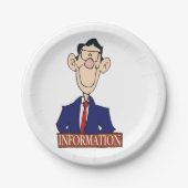 Informationsbeauftragte Pappteller (Vorderseite)