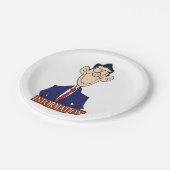 Informationsbeauftragte Pappteller (Schrägansicht)