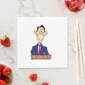 Informationsbeauftragte Serviette (Beispiel)