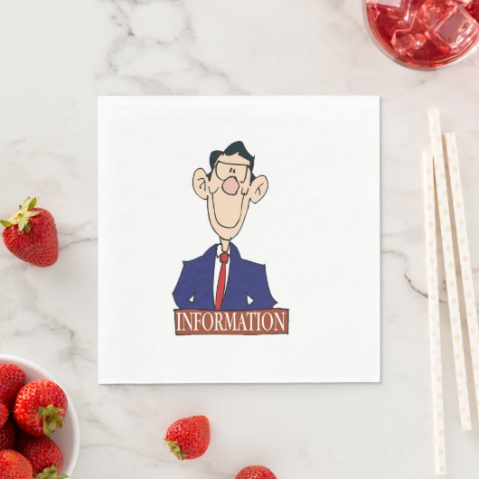 Informationsbeauftragte Serviette (Beispiel)