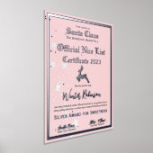 Informationsblatt des Weihnachtsmanns für die Offi Foliendrucke (Ablage )