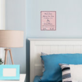 Informationsblatt des Weihnachtsmanns für die Offi Foliendrucke (In Situ (Schlafzimmer))