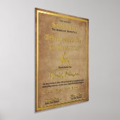 Informationsblatt des Weihnachtsmanns für die Offi Foliendrucke (Ablage )