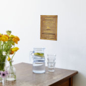 Informationsblatt des Weihnachtsmanns für die Offi Foliendrucke (Ablage(Küche))