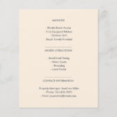 Informationsblatt für Ferienwohnungen (Rückseite)