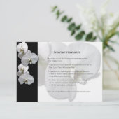 Informationsblatt für Orchideen Begleitkarte (Stehend Vorderseite)