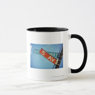 Informationsbrett in New York City Tasse
