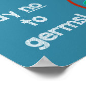 Informationsbroschüre zur handwischenden Sicherhei Poster (Ecke)