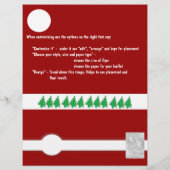 Informationsbroschüren zum Weihnachtsgeschäft für Flyer (Hinten)