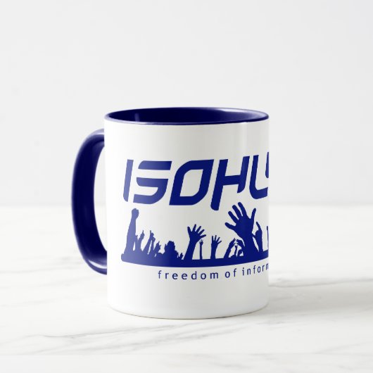 Informationsfreiheit Tasse (Vorderseite Links)