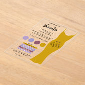 Informationskarte Bridesmaid Vorschlag Acryleinladungen (Ablage )