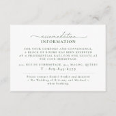 Informationskarte | Englisch Dankeskarte (Vorderseite)