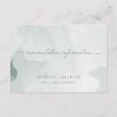 Informationskarte | Englisch Dankeskarte