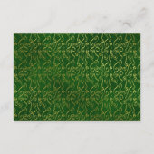 Informationskarte für Winterhochzeiten Begleitkarte (Rückseite)