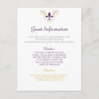 Informationskarte Lilie
