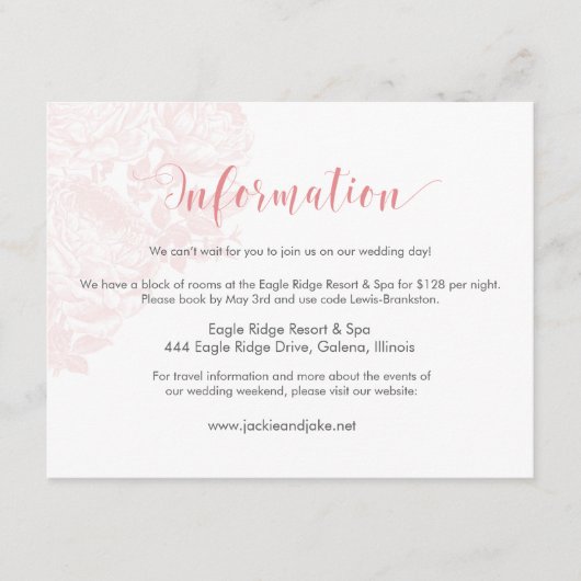 Informationskarte Vintage Rose Pastete: Rose Quarz Begleitkarte (Vorderseite)