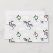 Informationskarte zum Thema "Der verzauberte Waldd RSVP Karte (Rückseite)