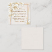 Informationskarte zur Blume von Federdholz Begleitkarte (Vorne/Hinten)