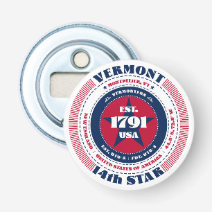 Informationskreis Vermont Staat Flaschenöffner