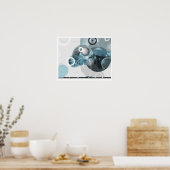 Informationsmoleküle Poster (Küche)