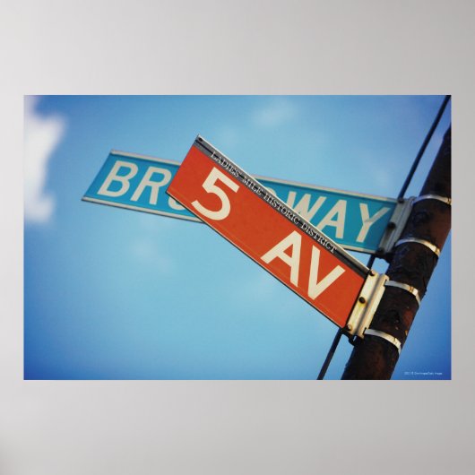 Informationsplattform in New York Poster (Vorne)