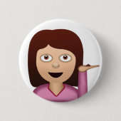 Informationsschalter Person Emoji Button (Vorderseite)