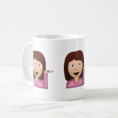 Informationsschalter Person Emoji Kaffeetasse (Vorderseite Links)