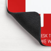 Informationsstelle mousemat mousepad (Ecke)