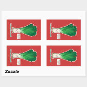 Informationsstelle Rechteckiger Aufkleber (Blatt)