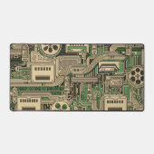 Informationsstrom - Retro-Computing Schreibtischunterlage (Vorderseite)