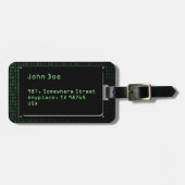 Informationsstück Gepäckanhänger (Vorderseite horizontal)