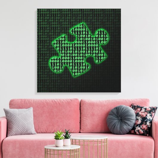 Informationsstück Leinwanddruck (Insitu (Wohnzimmer))