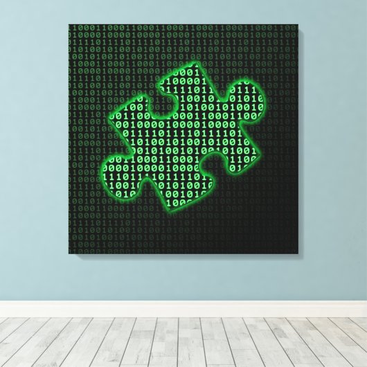 Informationsstück Leinwanddruck (Insitu (Holzboden))