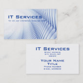 Informationstechnologie hält Visitenkarte instand (Vorne/Hinten)