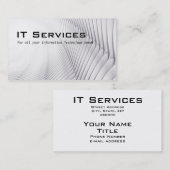 Informationstechnologie hält Visitenkarte instand (Vorne/Hinten)