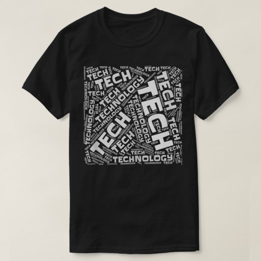 Informationstechnologie WordArt für Softwareentwic T-Shirt (Design vorne)