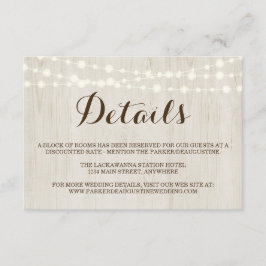 Informationsverschlusskarte Begleitkarte