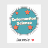Informationswissenschaft Aufkleber (Blatt)