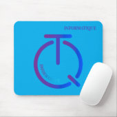 informatique tech logo mousepad (Mit Mouse)