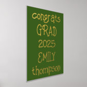 Informelle Glückwunsch Grad Name 2025 Abschluss Gr Foliendrucke (Ablage )