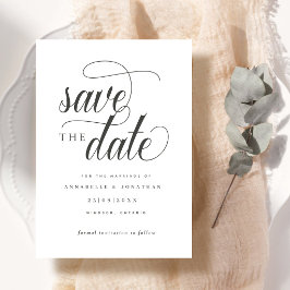 Informelle Schrift-Typografie Save The Date