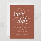 Informelle Schrifttypografie Save The Date (Vorderseite)