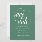 Informelle Schrifttypografie Save The Date (Vorderseite)