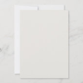 Informelle Schrifttypografie Save The Date (Rückseite)