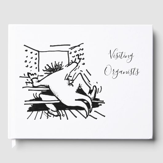 Informelles Gästebuch für Organisten (Vorderseite)