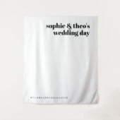 Informelles Minimalistisch | Hintergrund des Retro Wandteppich (Vorderseite)