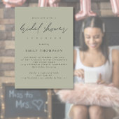 Informelles Skriptptreffer-Brautparty Einladung