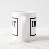 Informierte Zustimmung zu seiner Freiheitsgeschich Jumbo-Tasse (Rückseite)