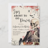 Infos zum Cocktail Halloween-Party Inv Einladung (Vorderseite)